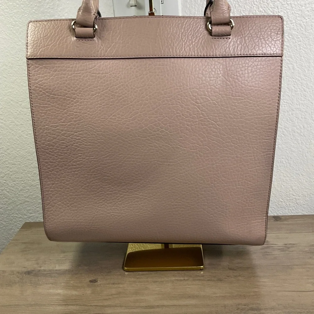 Kate Spade New York Perforated Leather Tote‎ Bag Blush Pink Large Shoulder Bag